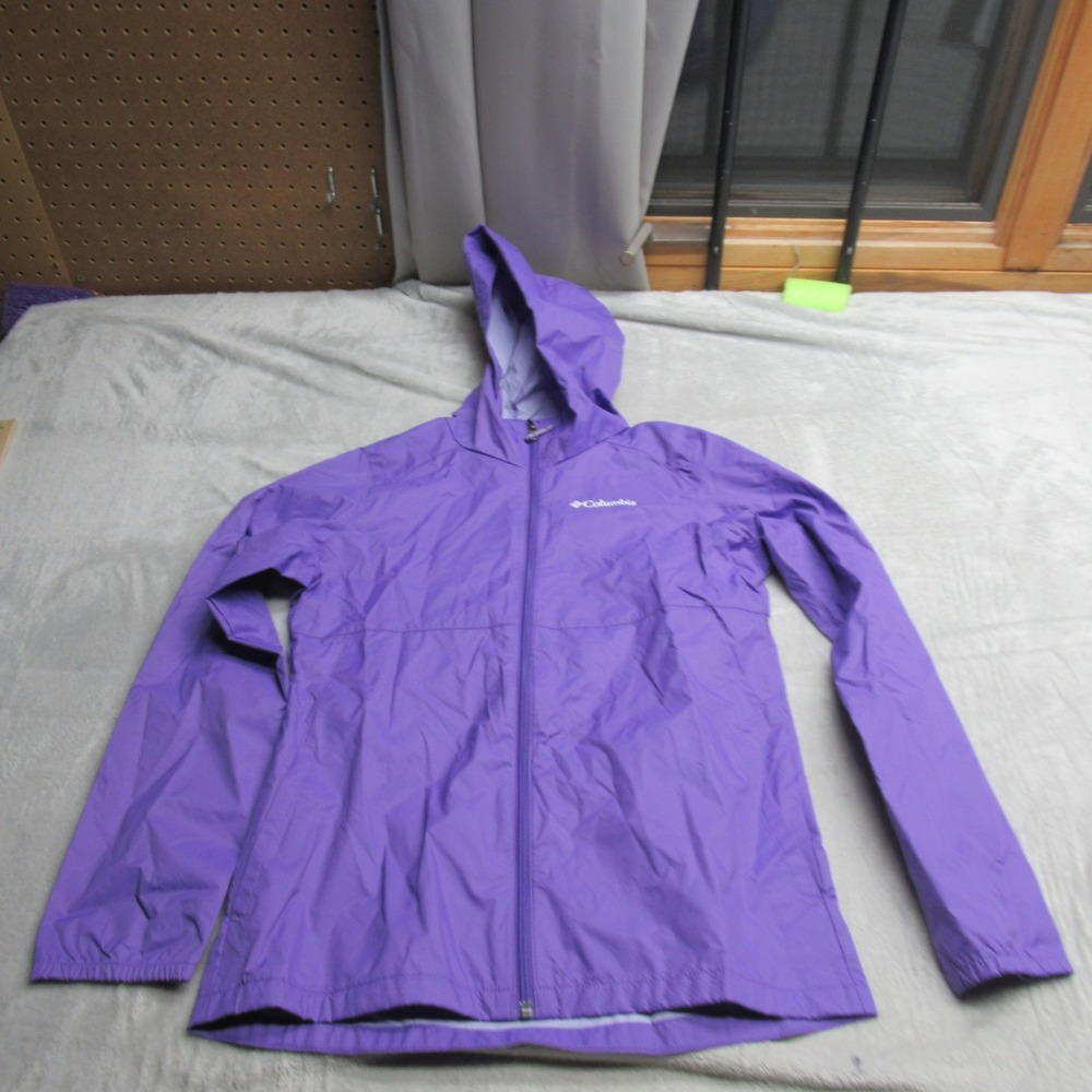 Columbia Jacket Kid‎ Large 14/16 Purple Light Pack Waterproof Switchback II Rain